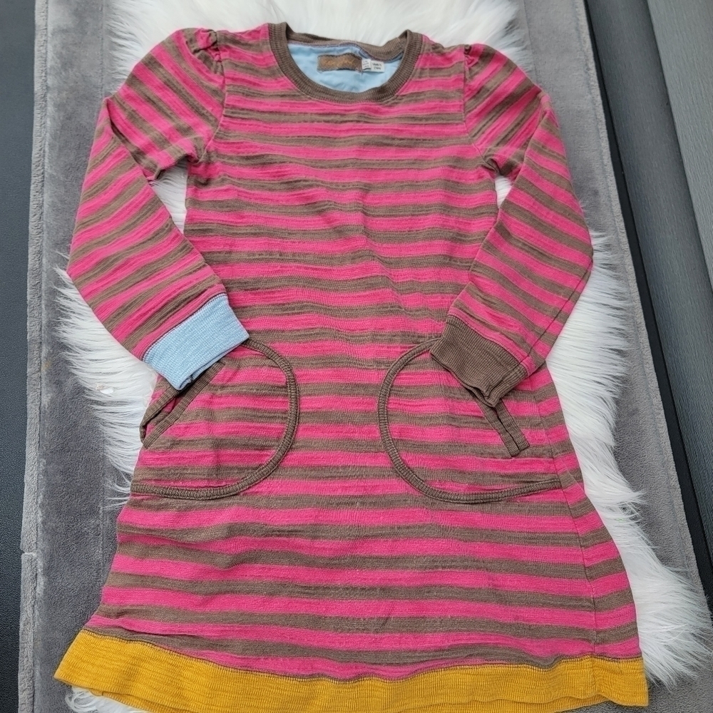 Joules Striped Dress 9-10